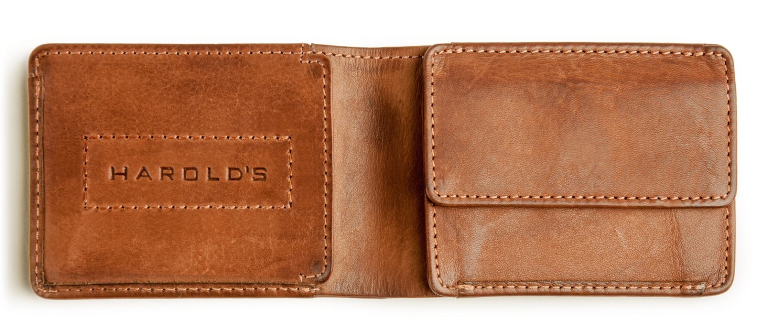 Harold's Submarine Kleine Börse Cognac