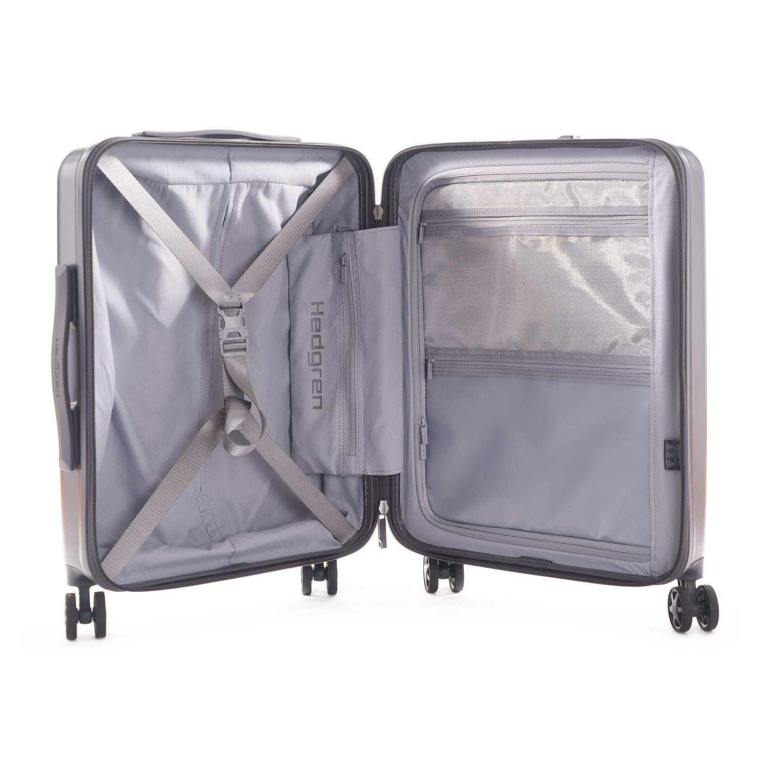 Hedgren Edge Carve XS Cabin Trolley, 4 Rollen, 55cm Charcoal Hedgren Edge Carve XS Cabin Trolley, 4 Rollen, 55cm Charcoal