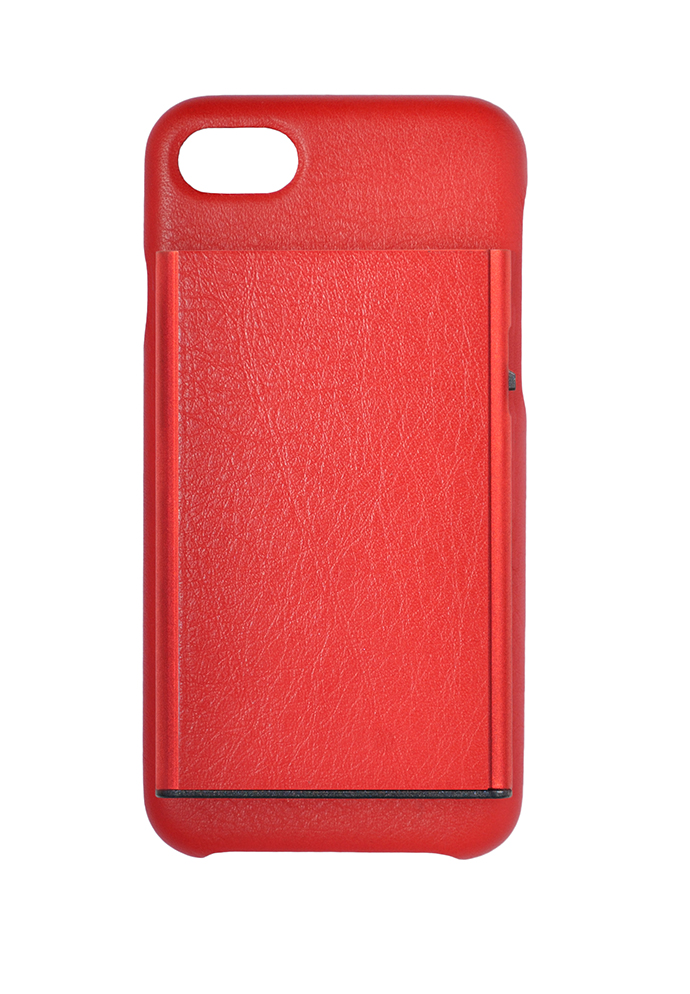 Tru Virtu Click & Slide Pay & Phone Kartenetui und Smartphoneülle - iPhone 8 Nappa Coral/Red Tru Virtu Click & Slide Pay & Phone Kartenetui und Smartphoneülle - iPhone 8 Nappa Coral/Red