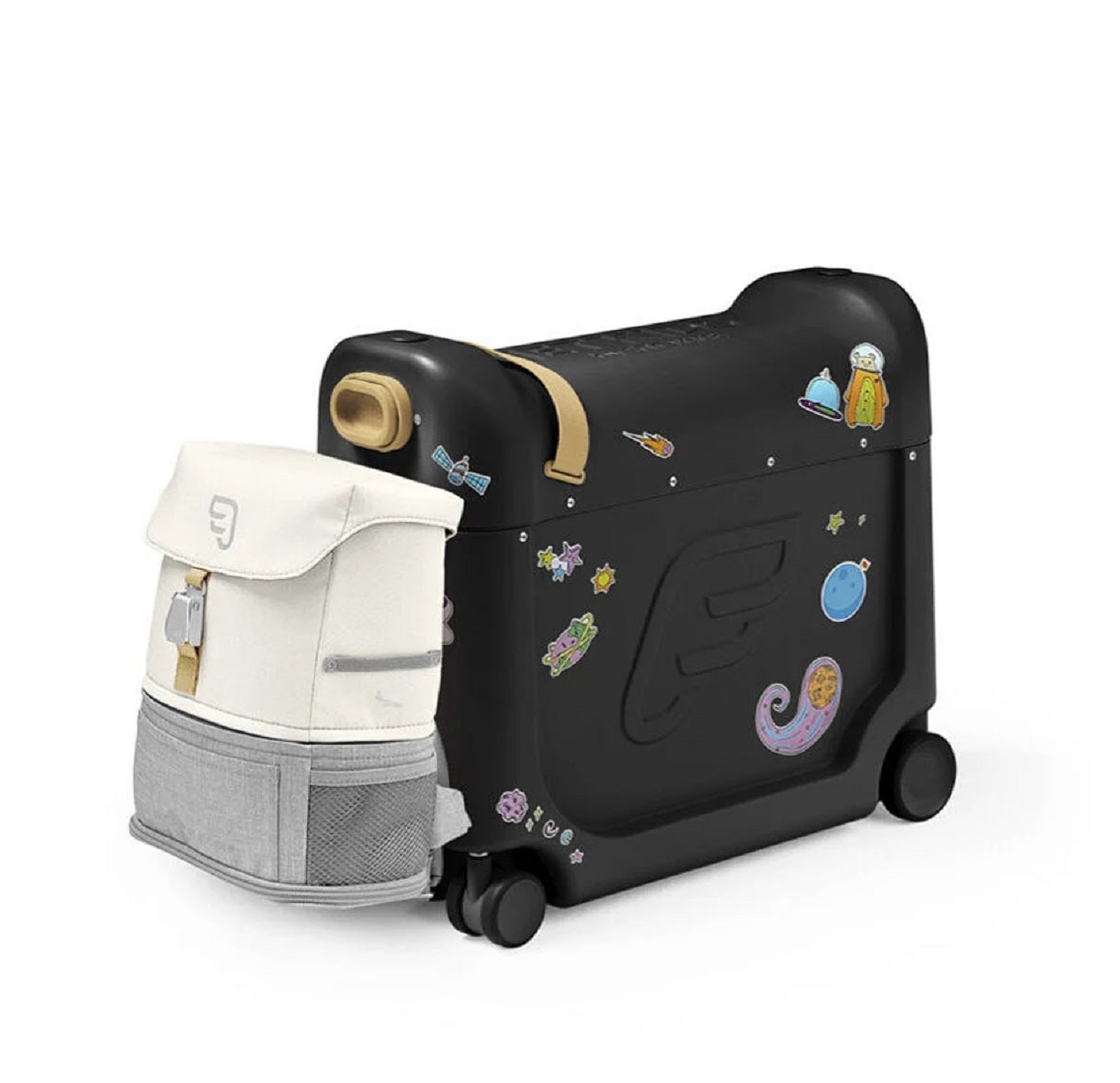 JetKids™ by Stokke® BedBox™ + Crew BackPack™-Reiseset Black / White JetKids™ by Stokke® BedBox™ + Crew BackPack™-Reiseset Black / White