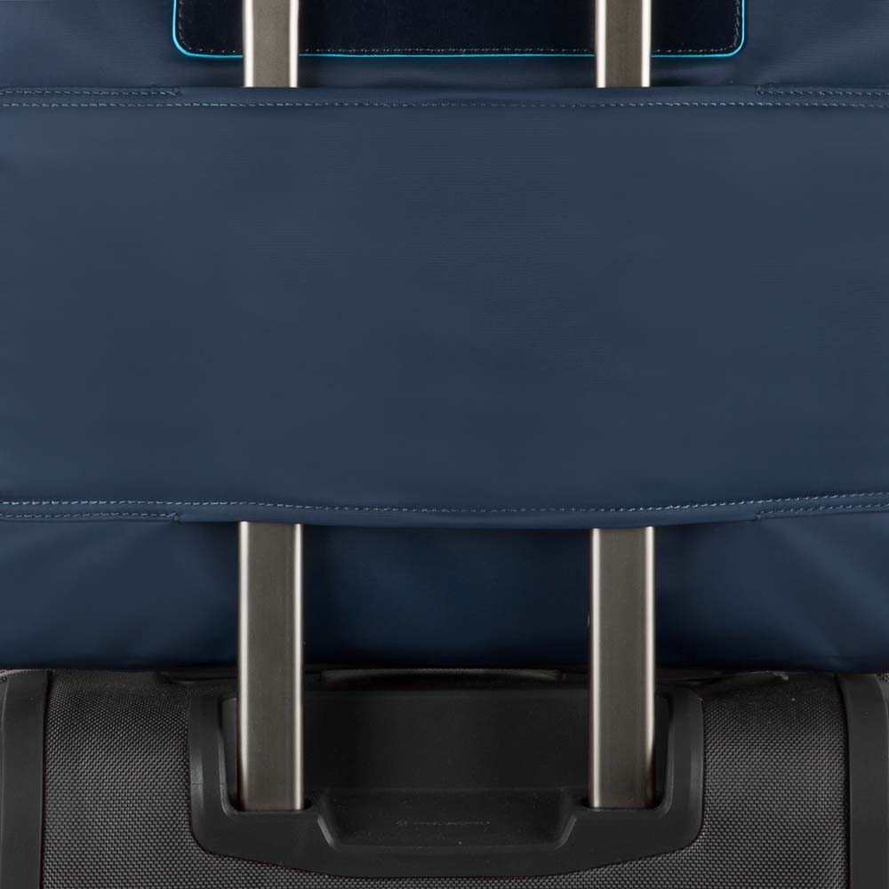 Piquadro Celion Schmale Laptoptasche 15.6" erweiterbar nachtblau
