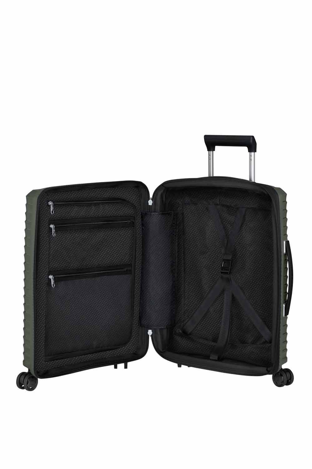 Samsonite Upscape Trolley mit 4 Rollen erweiterbar 55cm + GRATIS HOTELGUTSCHEIN Climbing Ivy