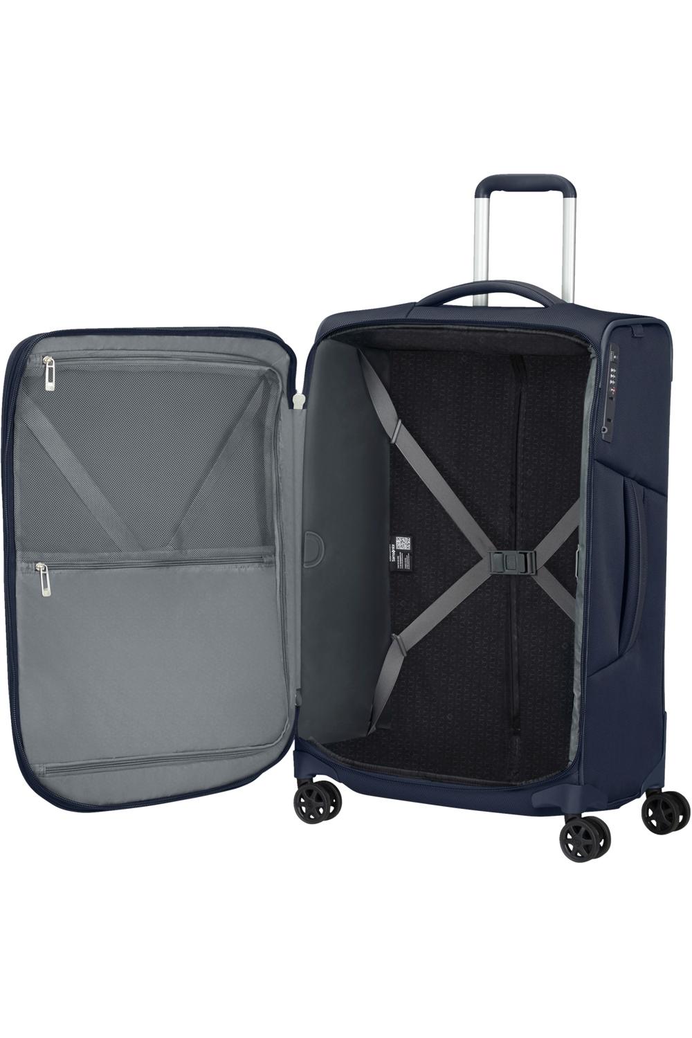 Samsonite Respark Trolley mit 4 Rollen erweiterbar 67cm + GRATIS HOTELGUTSCHEIN Midnight Blue Samsonite Respark Trolley mit 4 Rollen erweiterbar 67cm + GRATIS HOTELGUTSCHEIN Midnight Blue