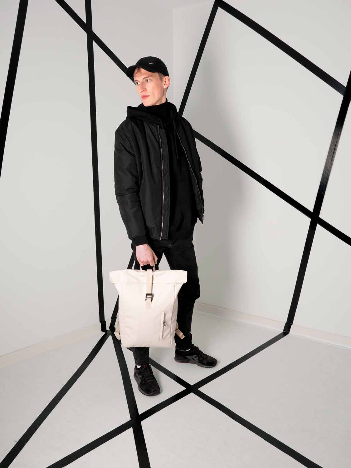 kattbjørn Rolltop mit 15" Laptopfach Sandy Beige kattbjørn Rolltop mit 15" Laptopfach Sandy Beige