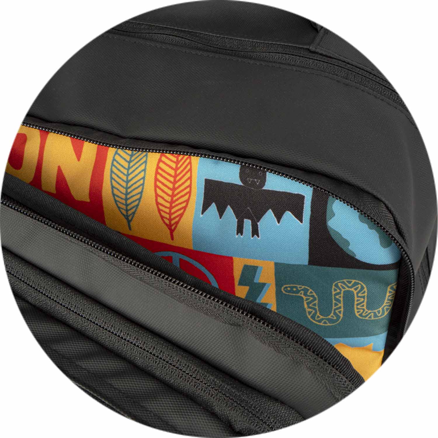 kattbjørn Flashlight Schulrucksack schwarz