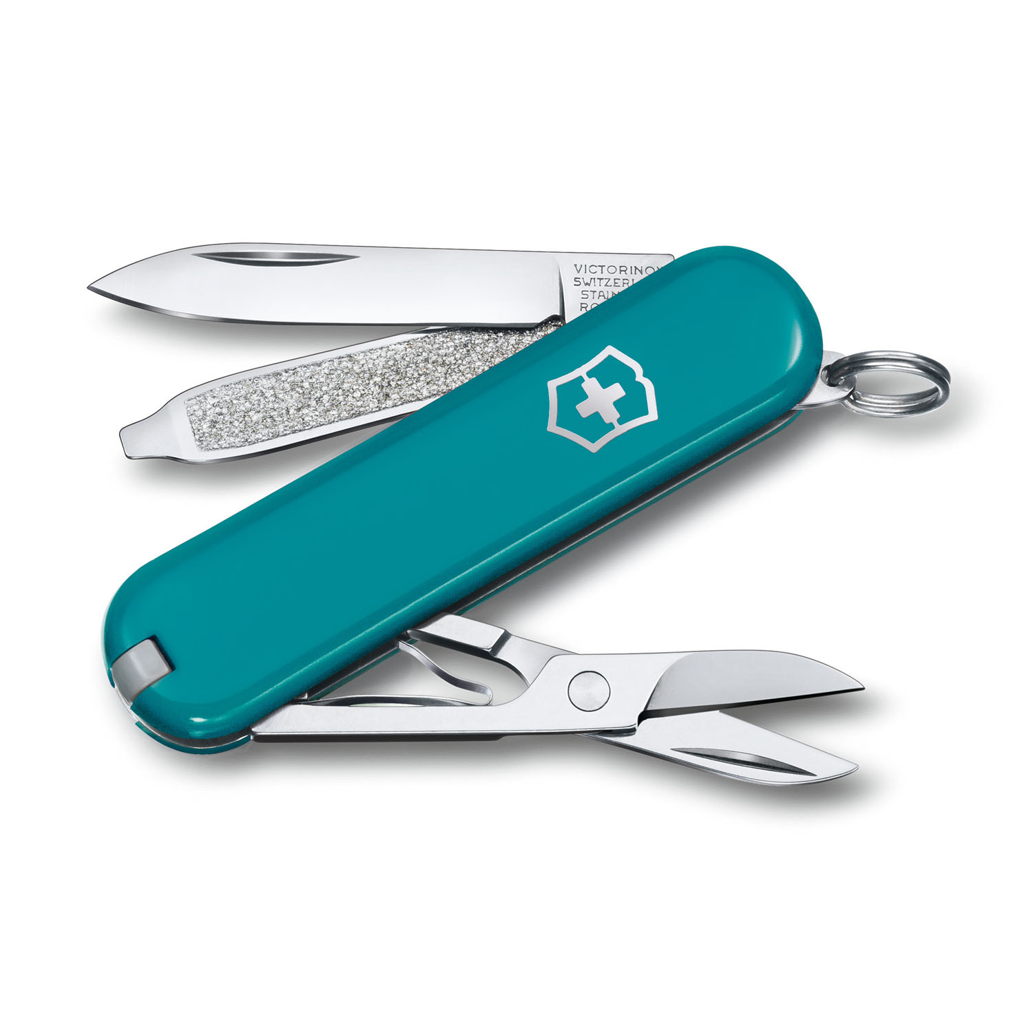 Victorinox Classic SD 7 Funktionen, kleines Taschenmesser Mountain Lake Victorinox Classic SD 7 Funktionen, kleines Taschenmesser Mountain Lake