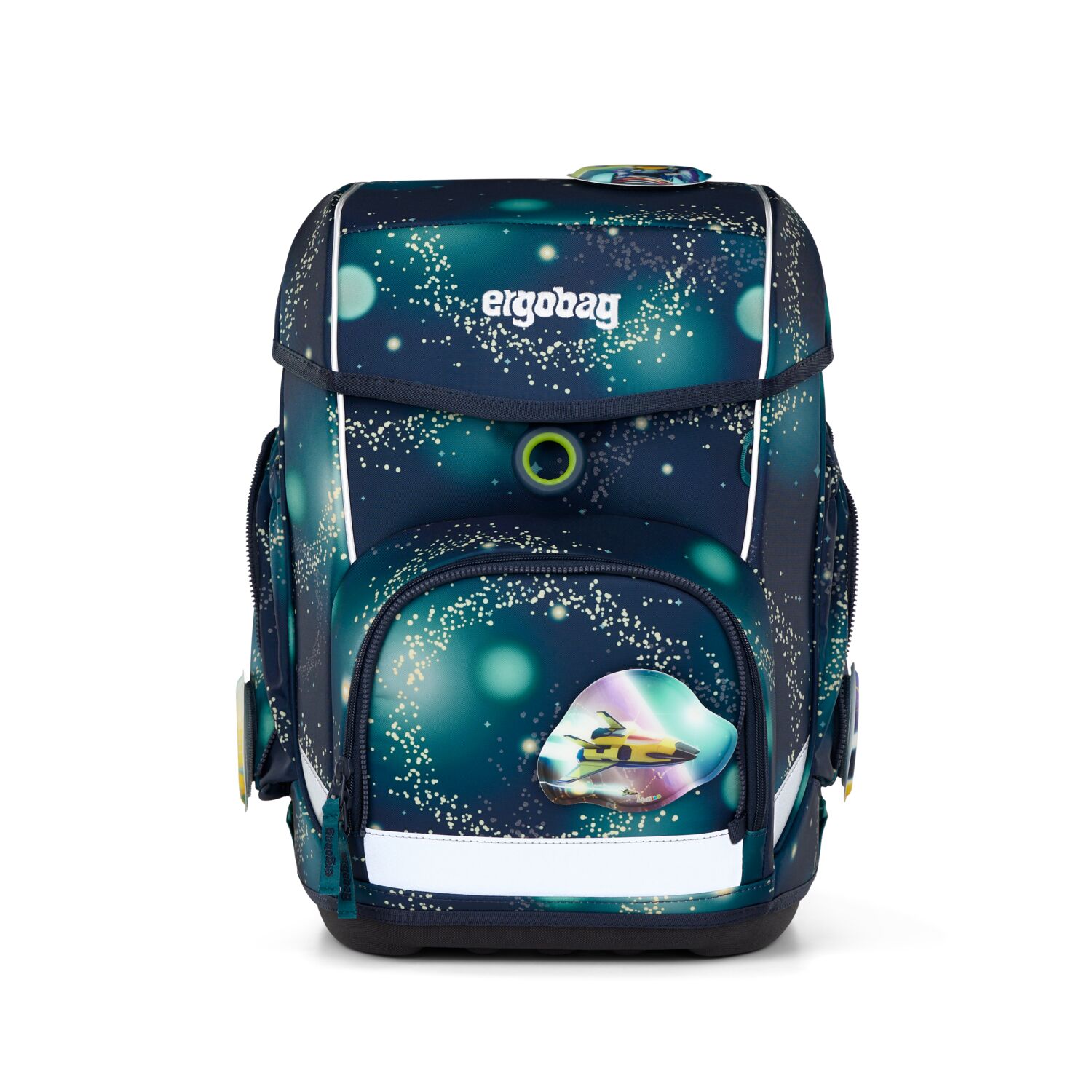 ergobag cubo GALAXY GLOW 5-teiliges Schulrucksack-Set 2025 RaumfahrBär