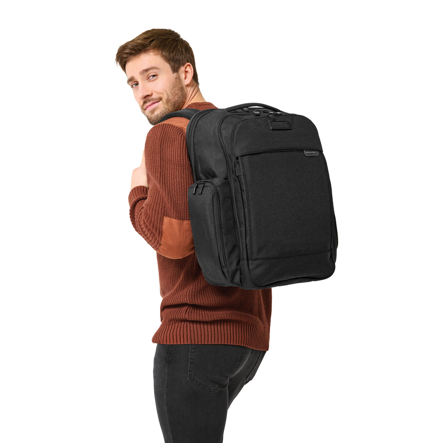 Briggs & Riley Baseline Traveler Backpack Black Briggs & Riley Baseline Traveler Backpack Black