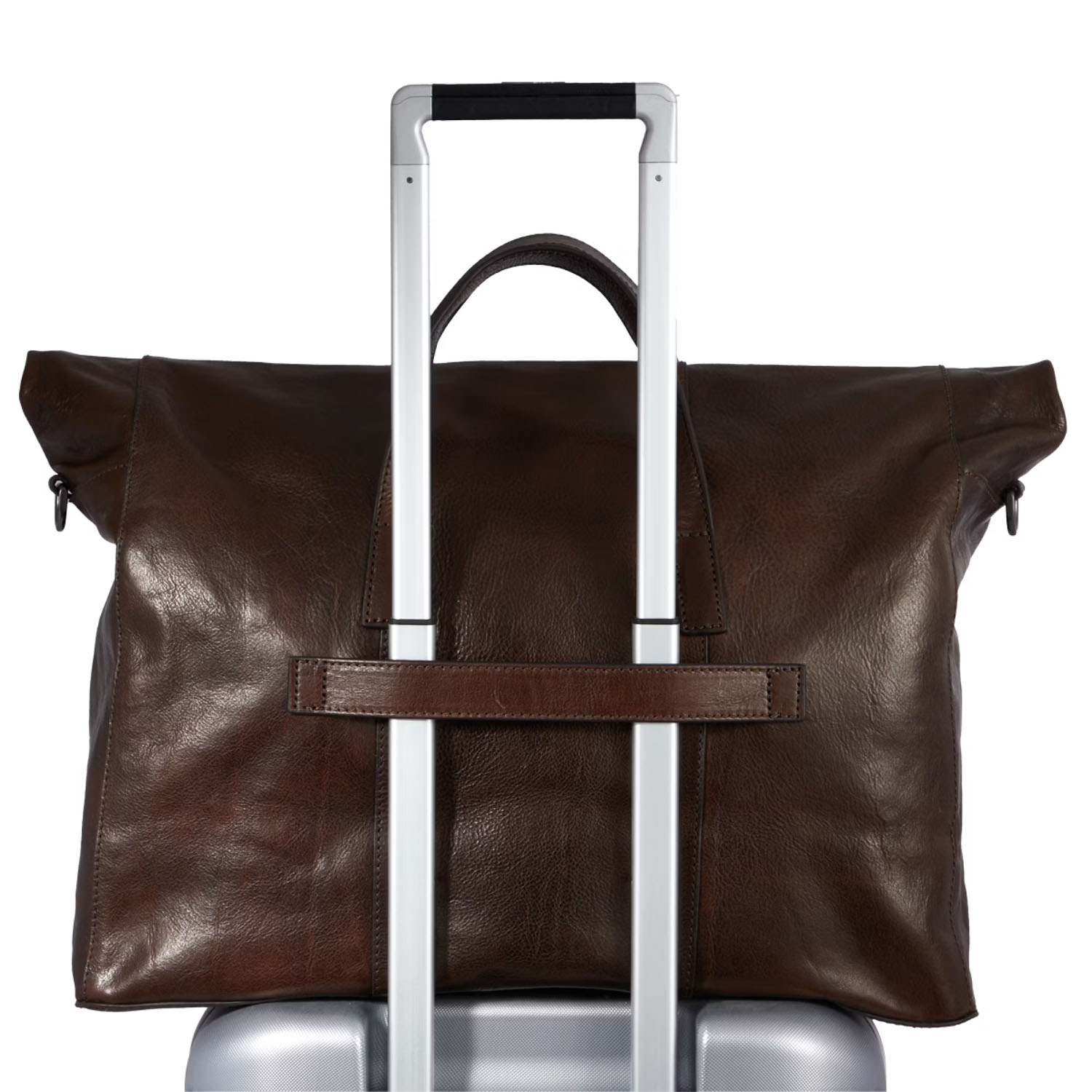 The Bridge Alberto Wild Leder-Reisetasche 50cm Kastanie/Ruthenium The Bridge Alberto Wild Leder-Reisetasche 50cm Kastanie/Ruthenium