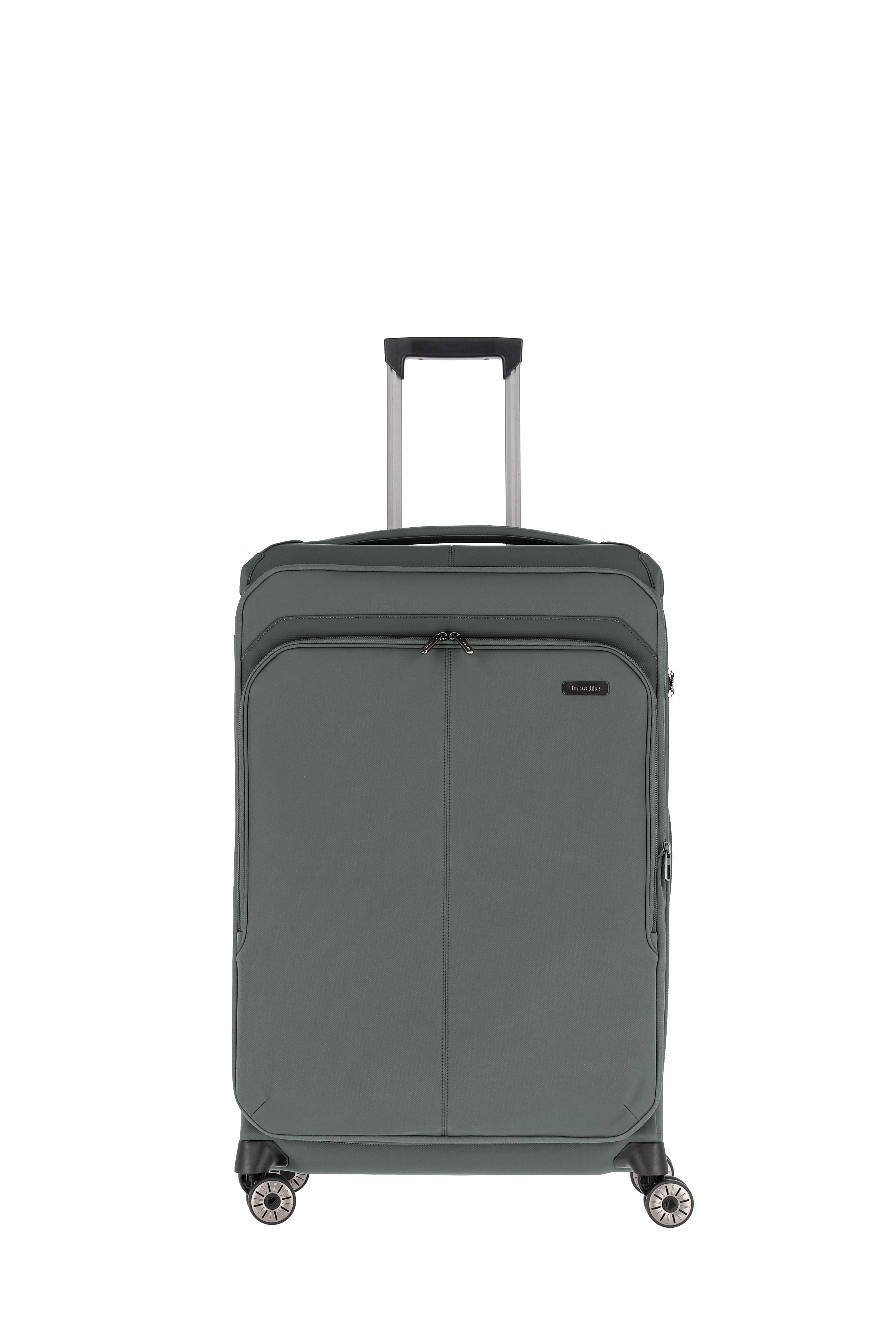 Travelite PRIIMA Trolley L 4-Rollen, erweiterbar Oliv