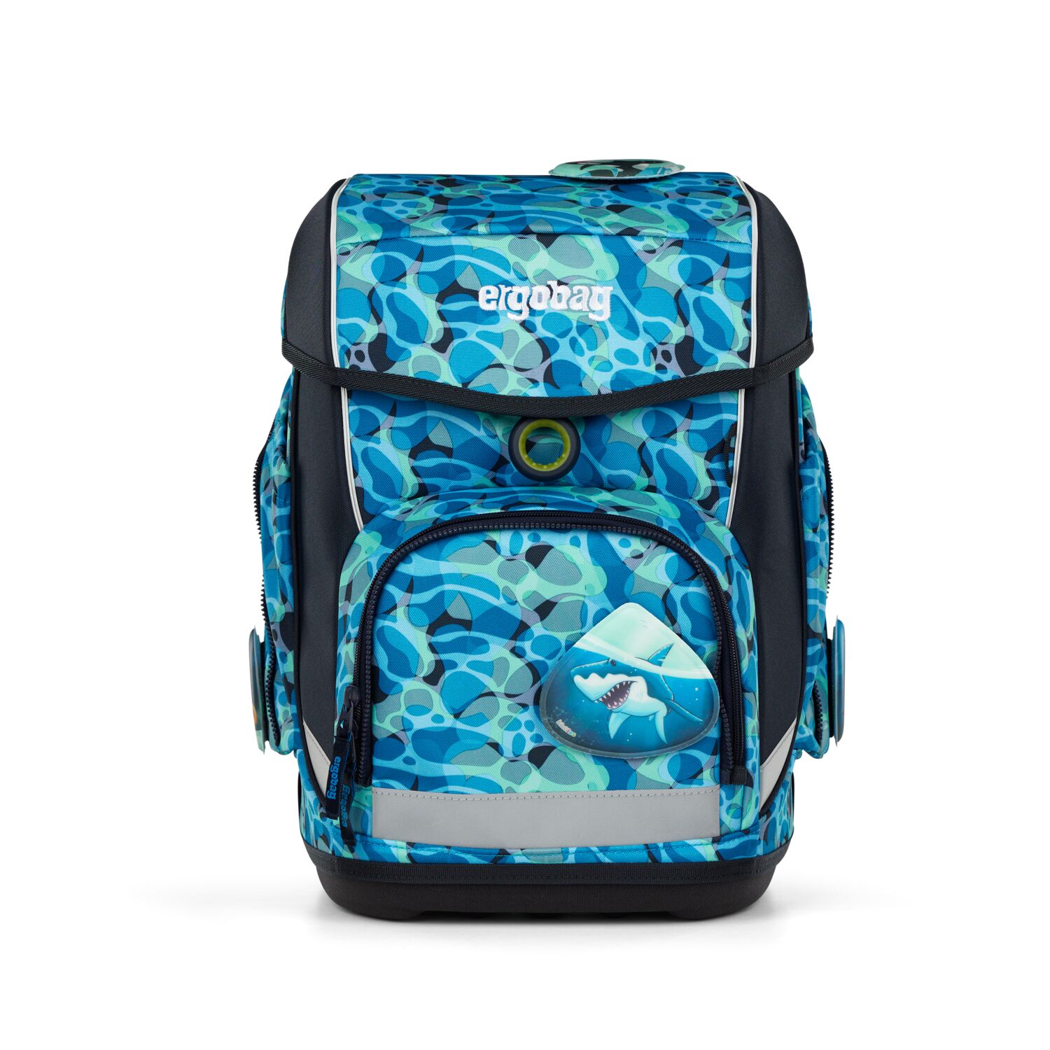 ergobag cubo ECO HERO 5-teiliges Schulrucksack-Set 2025 AbtauchBär ergobag cubo ECO HERO 5-teiliges Schulrucksack-Set 2025 AbtauchBär