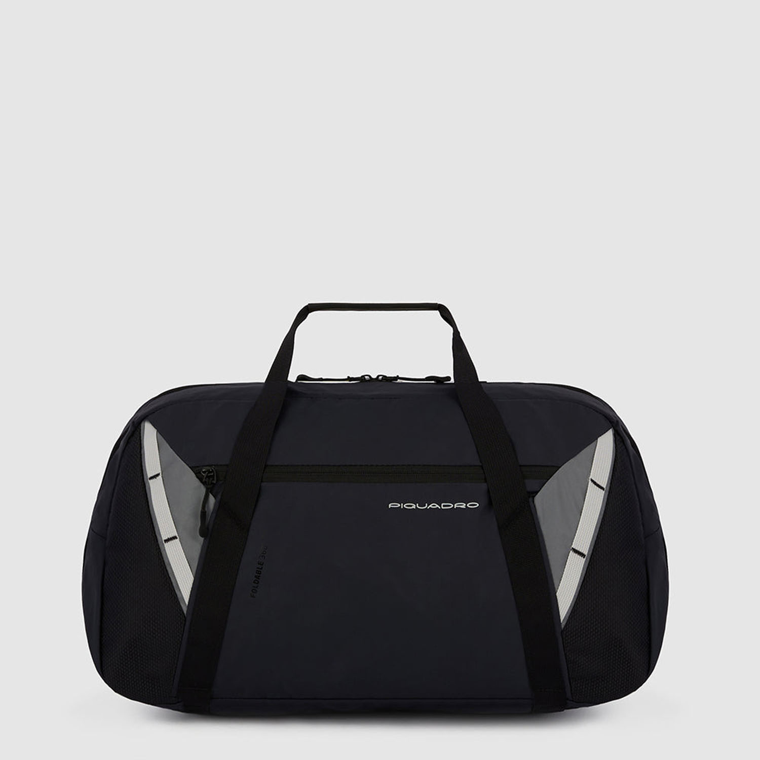 Piquadro Foldable Faltbarer Weekender aus rezykliertem Stoffm Stoff Schwarz Piquadro Foldable Faltbarer Weekender aus rezykliertem Stoffm Stoff Schwarz