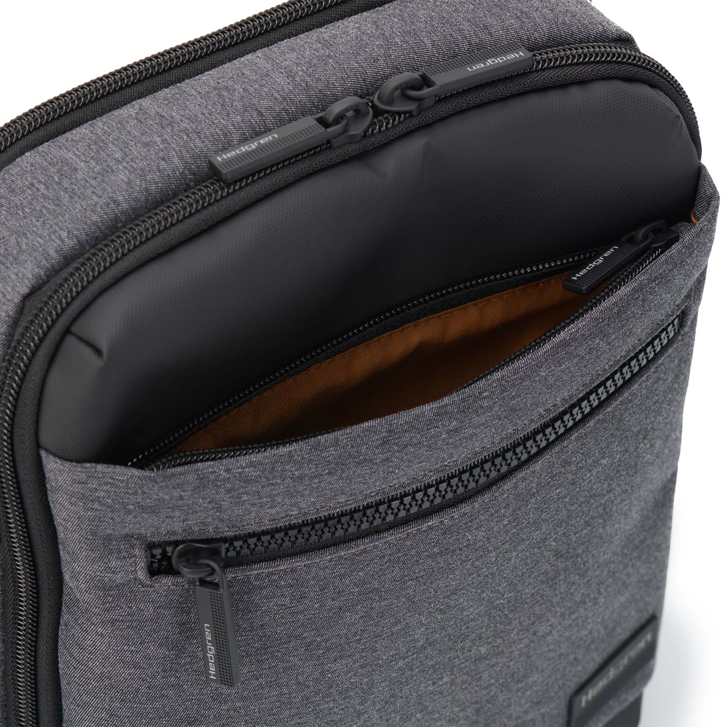 Hedgren Next INC Vertical Crossover, RFID, 10" Stylish Grey Hedgren Next INC Vertical Crossover, RFID, 10" Stylish Grey