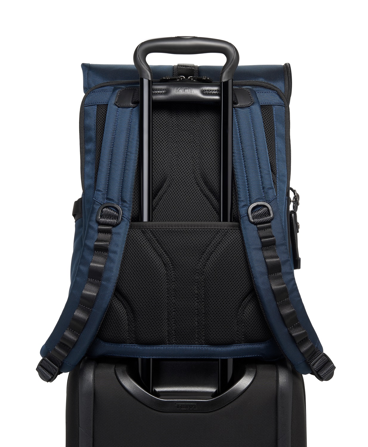 Tumi Alpha Bravo Logistics Rucksack mit Klappdeckel Navy