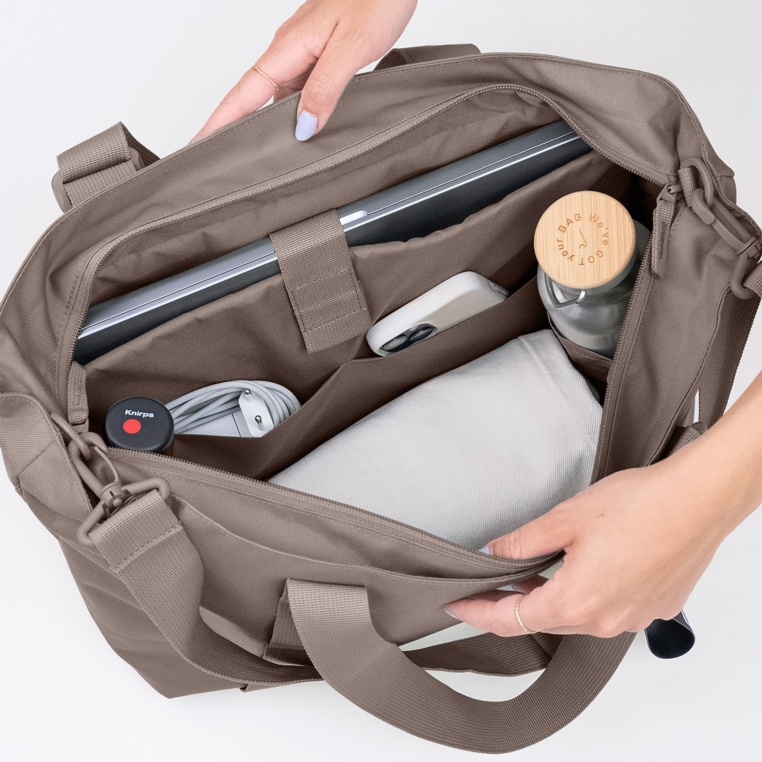 GOT BAG Shopper Tote Bag Medium oyster monochrome GOT BAG Shopper Tote Bag Medium oyster monochrome