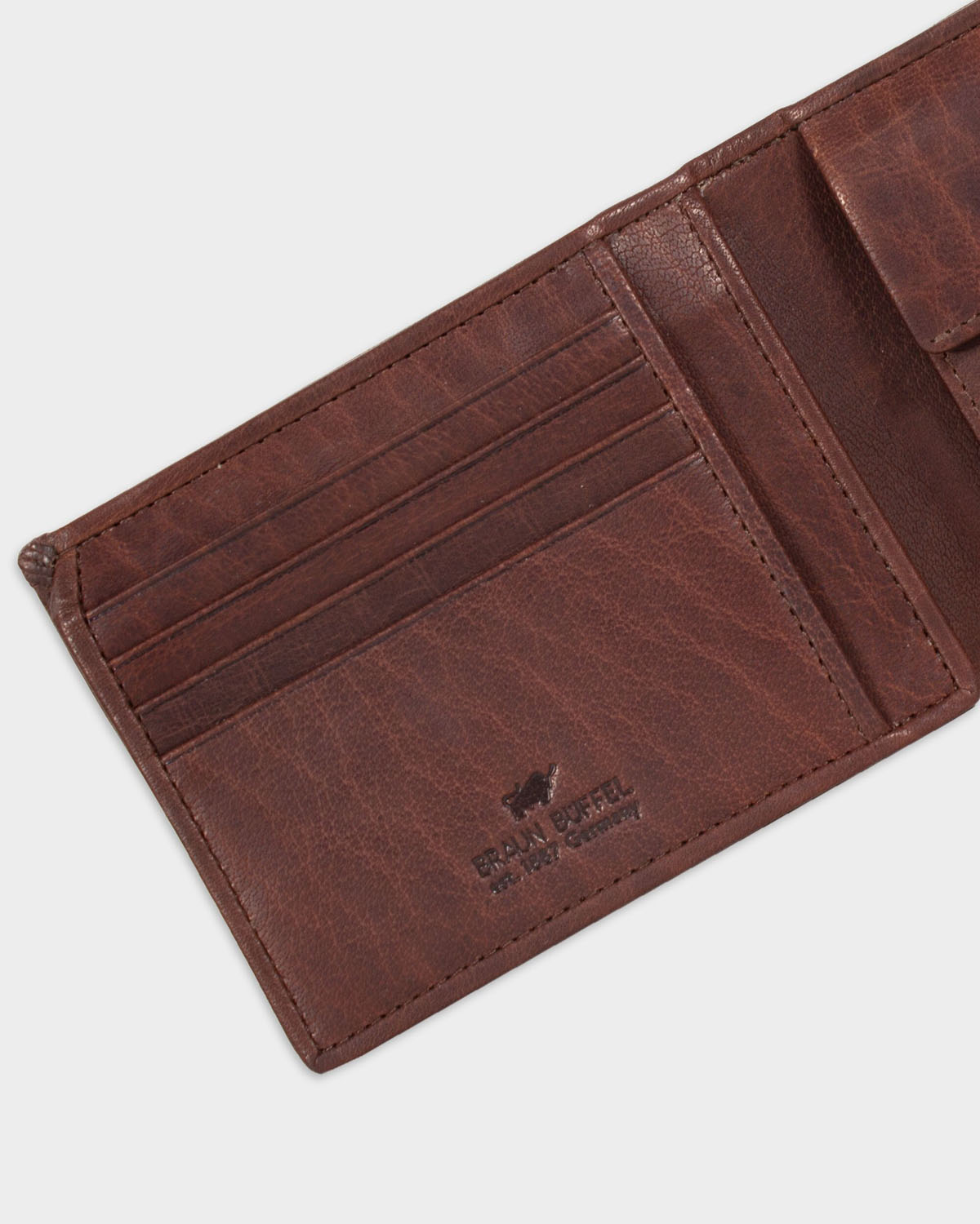 Braun Büffel SVEN RFID Geldbörse 8CS d. braun