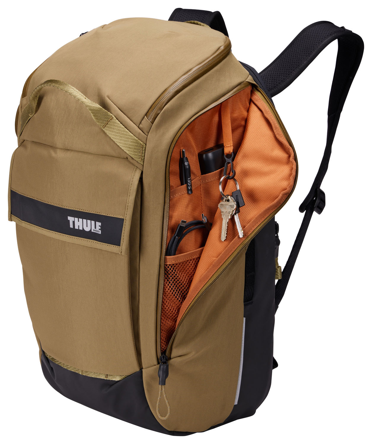 THULE Paramount Fahrradpacktasche und Rucksack 26L Nutria