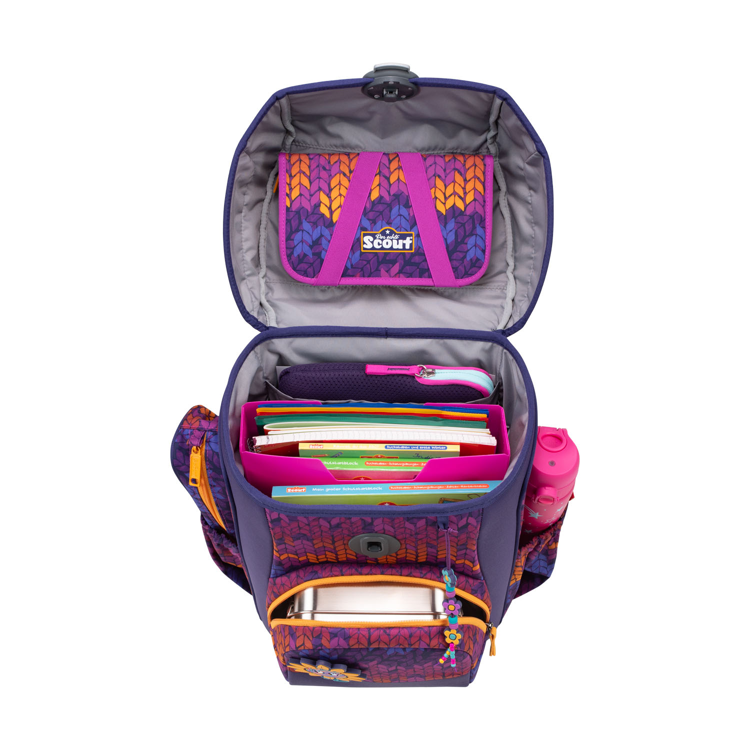 Scout Neo Exklusiv Superflash Schulranzen-Set 4-teilig Fantasy Scout Neo Exklusiv Superflash Schulranzen-Set 4-teilig Fantasy