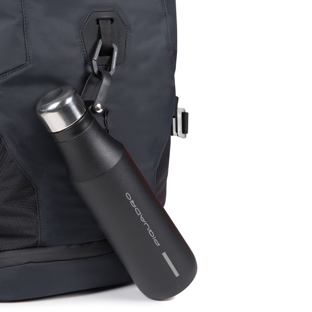 Piquadro PQ-Modular Laptoprucksack 15,6" aus rezykliertem antiviralen Stoff Schwarz Piquadro PQ-Modular Laptoprucksack 15,6" aus rezykliertem antiviralen Stoff Schwarz