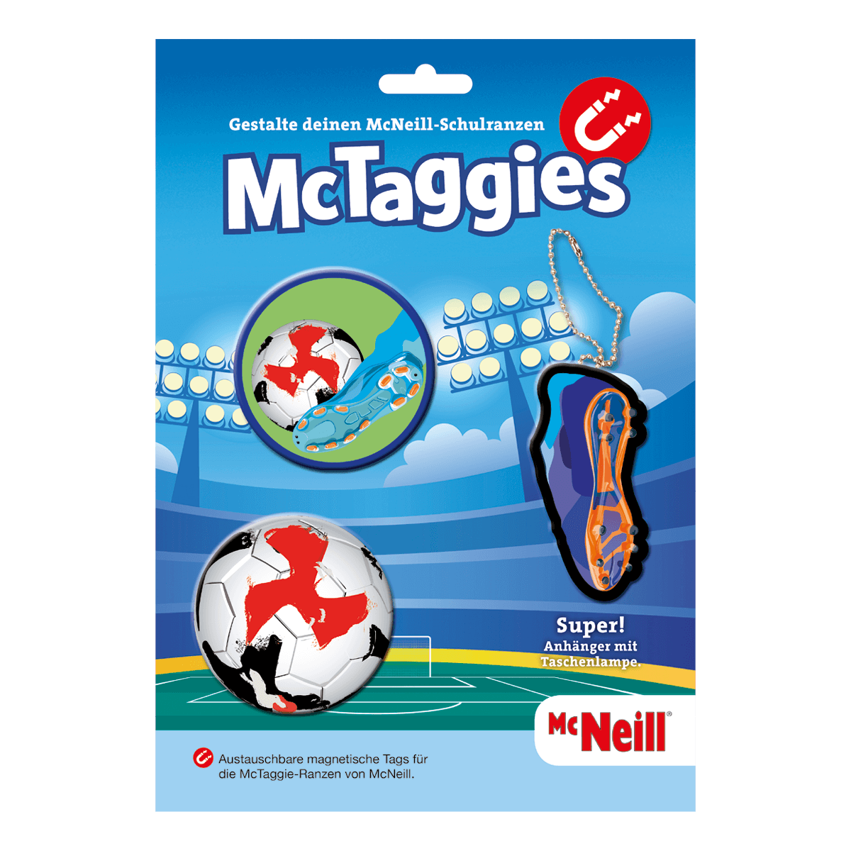McNeill Schulzubehör McTaggies, Set 3-teilig Soccer McNeill Schulzubehör McTaggies, Set 3-teilig Soccer