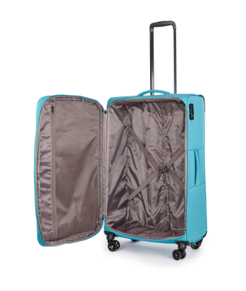 Stratic Strong Trolley M, 4 Doppelrollen, erweiterbar petrol