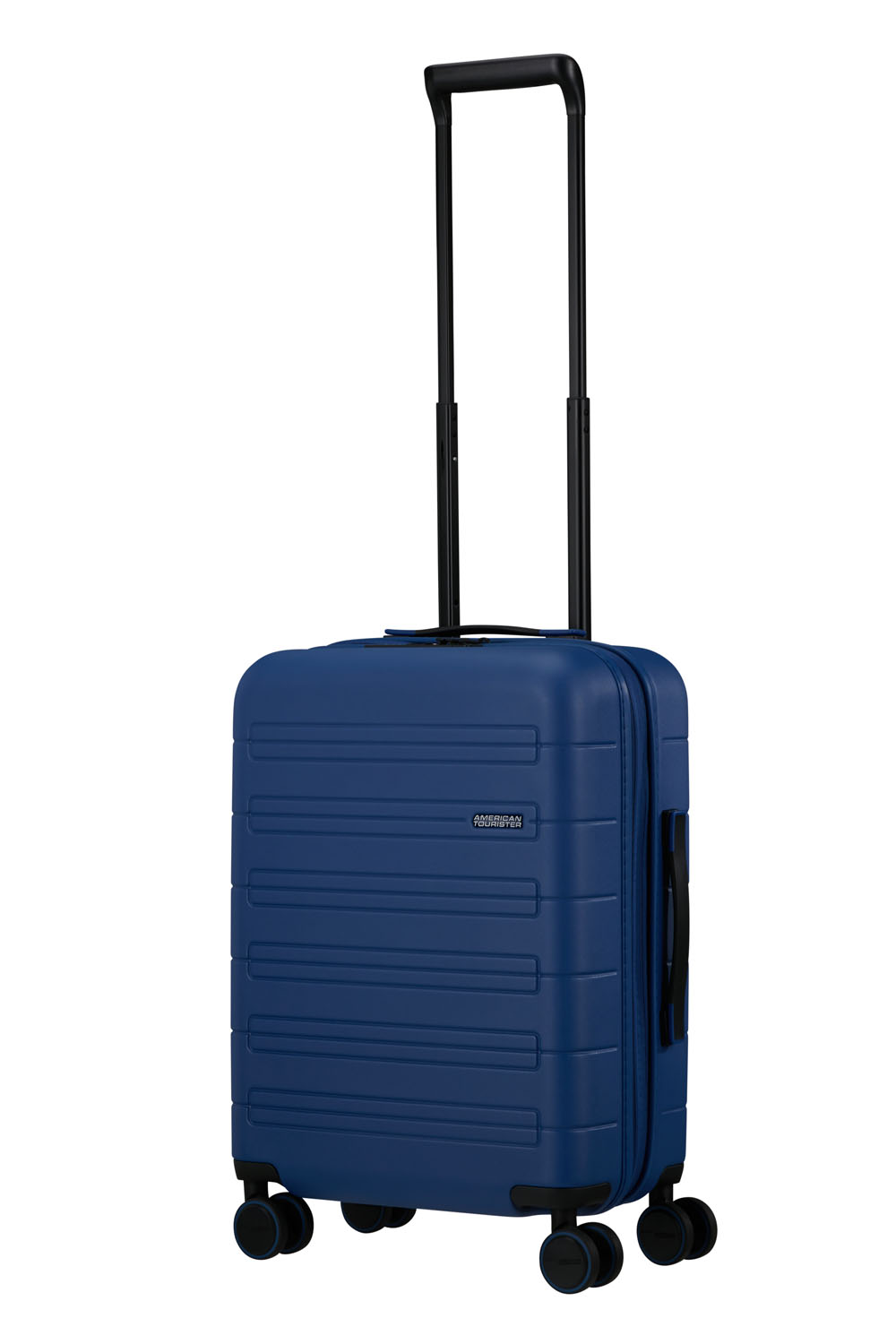 American Tourister Novastream Trolley 55cm mit 4 Rollen, erweiterbar Navy Blue