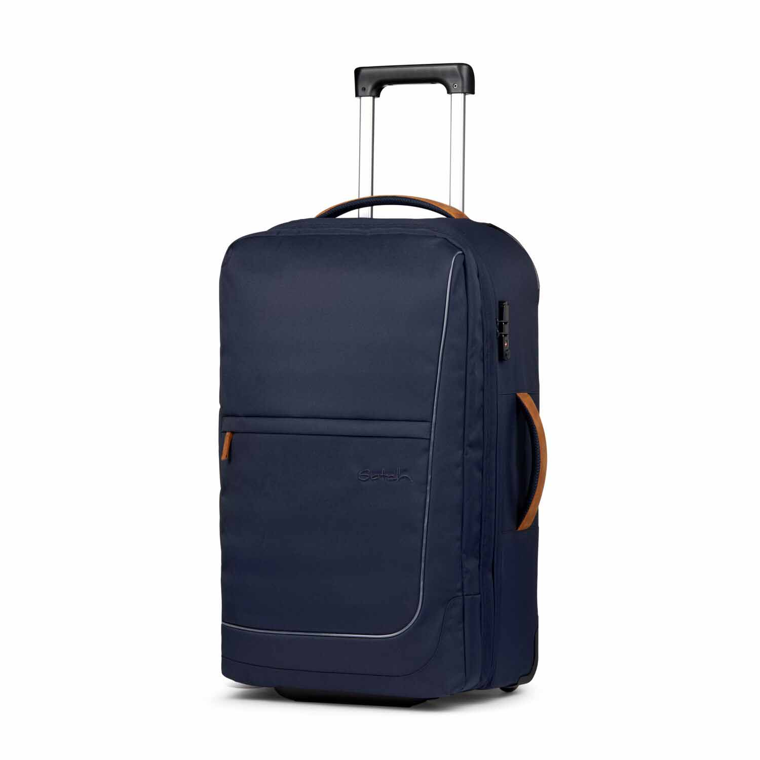 satch Koffer flow M Trolley Pure Navy