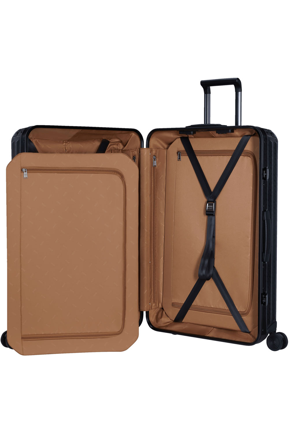 Samsonite BOSS Trolley mit 4 Rollen 76cm Graphite Monogram Samsonite BOSS Trolley mit 4 Rollen 76cm Graphite Monogram