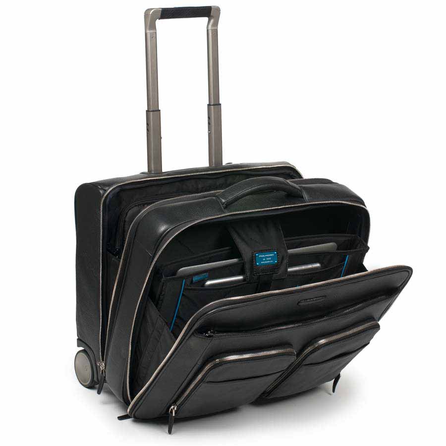 Piquadro Modus Business-Trolley mit Laptopfach 15.6" schwarz Piquadro Modus Business-Trolley mit Laptopfach 15.6" schwarz