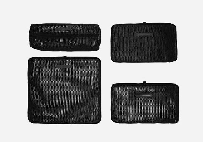 Horizn Studios Packing Cubes 4-teiliges Set All Black Horizn Studios Packing Cubes 4-teiliges Set All Black