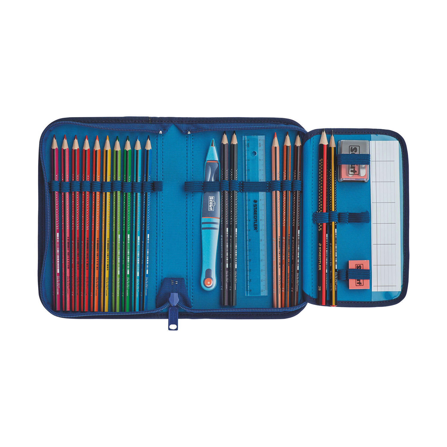 Scout Neo Schulranzen-Set 4-teilig DIN Blue Police Scout Neo Schulranzen-Set 4-teilig DIN Blue Police