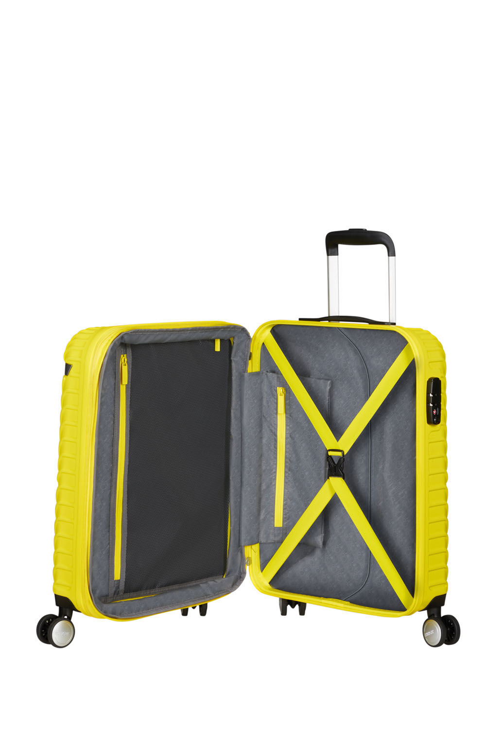 American Tourister Mickey Clouds Trolley 55cm mit 4 Rollen, erweiterbar Mickey Electric Lemon American Tourister Mickey Clouds Trolley 55cm mit 4 Rollen, erweiterbar Mickey Electric Lemon