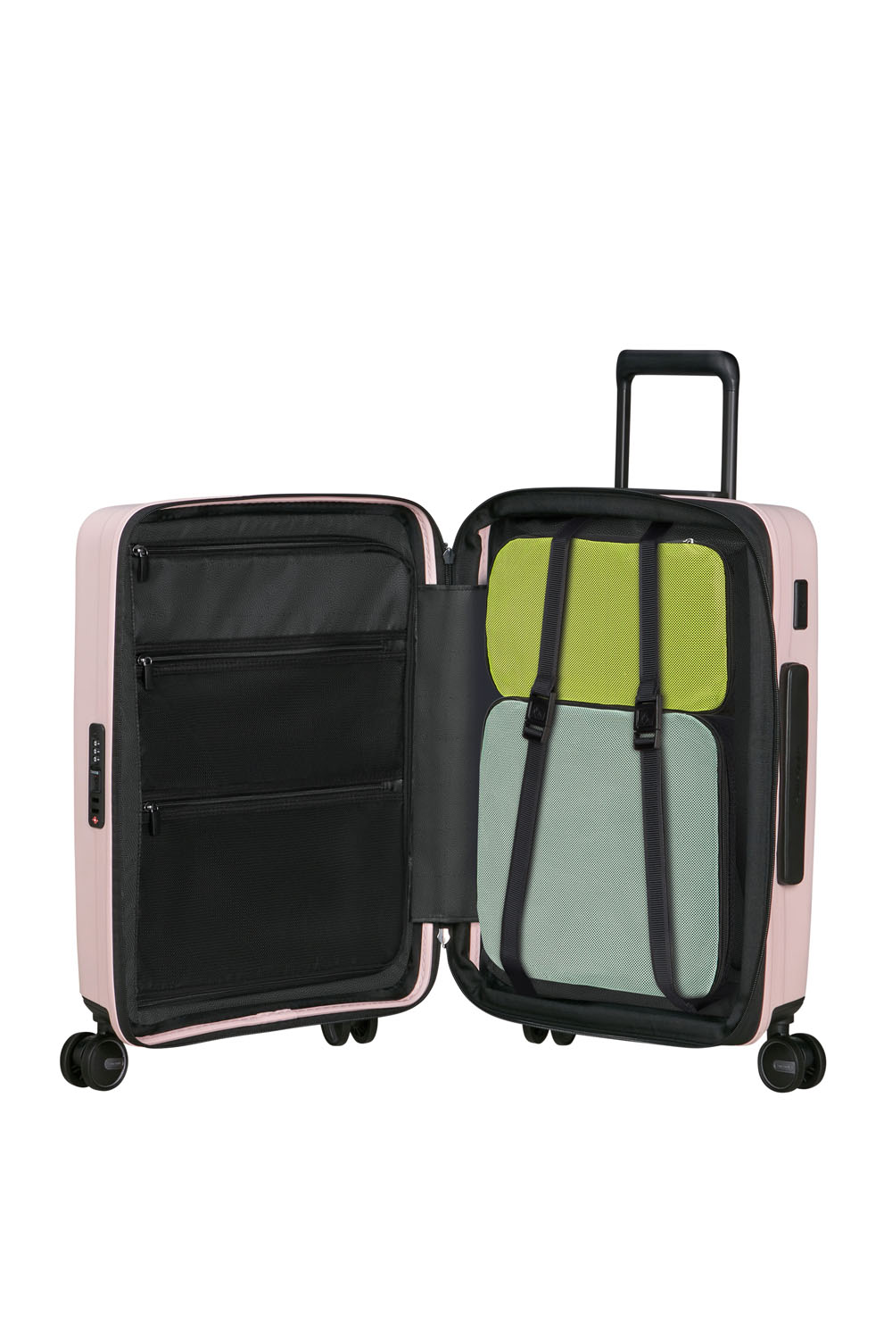 Samsonite Restackd Trolley mit 4 Rollen erweiterbar 55cm + GRATIS HOTELGUTSCHEIN Rose Samsonite Restackd Trolley mit 4 Rollen erweiterbar 55cm + GRATIS HOTELGUTSCHEIN Rose