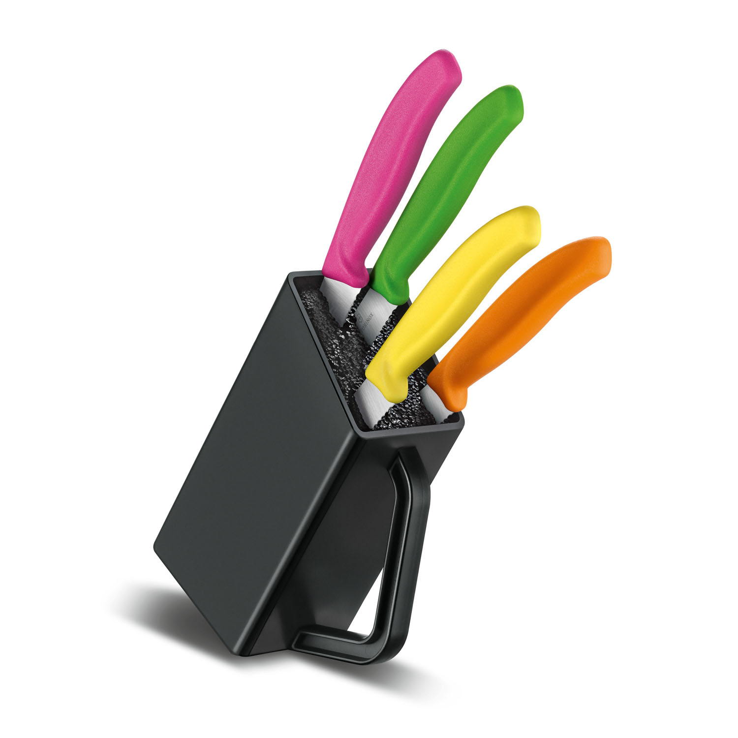 Victorinox Swiss Classic Steak- und Pizzamesserblock, 4-teilig schwarz