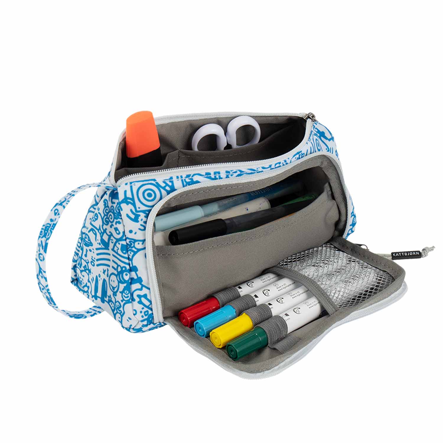 kattbjørn Swag Bag Eat my Style weiß/blau