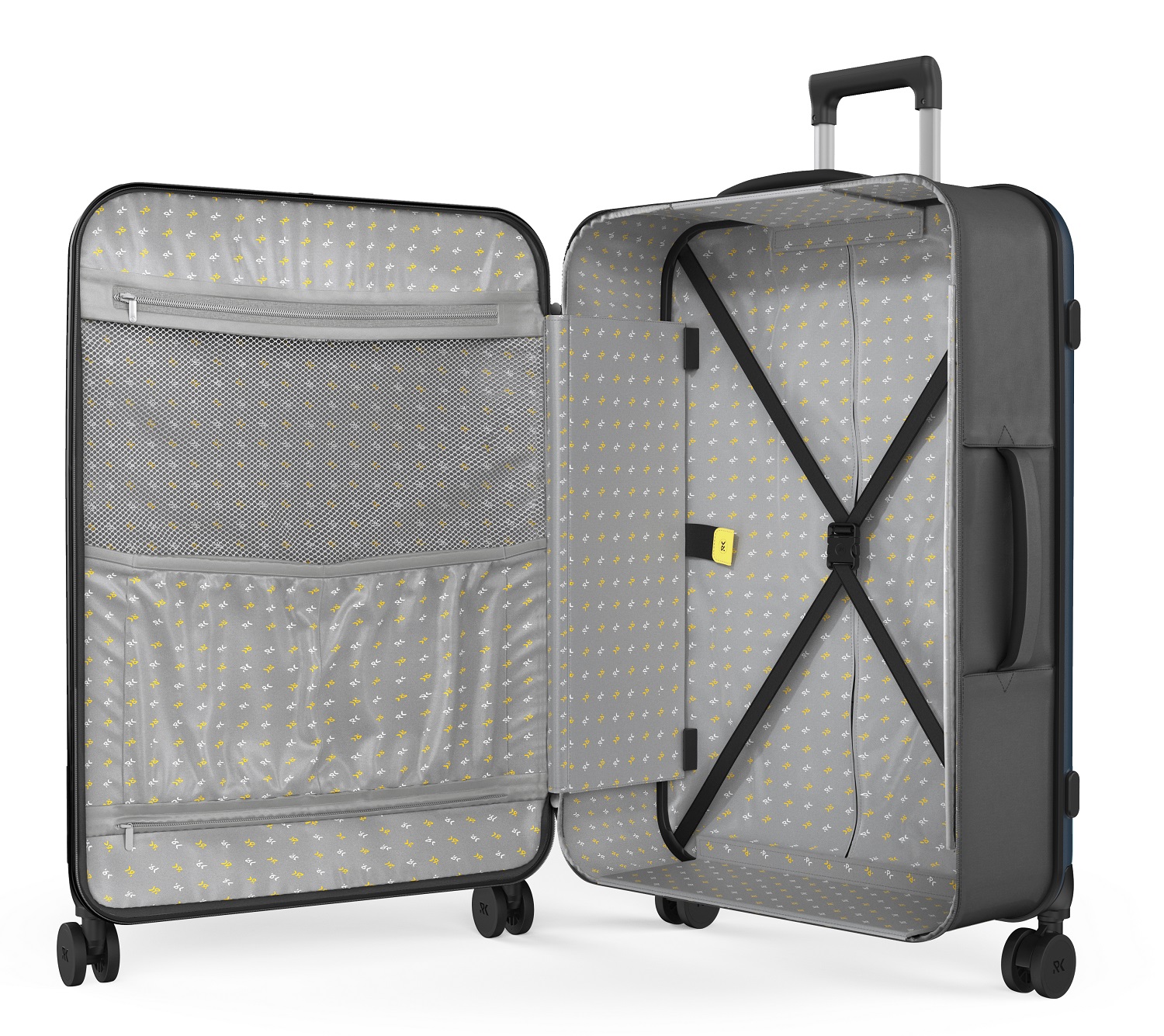 Rollink Vega 360 26" Check-In M, 4-Rollen Atlantic Blue