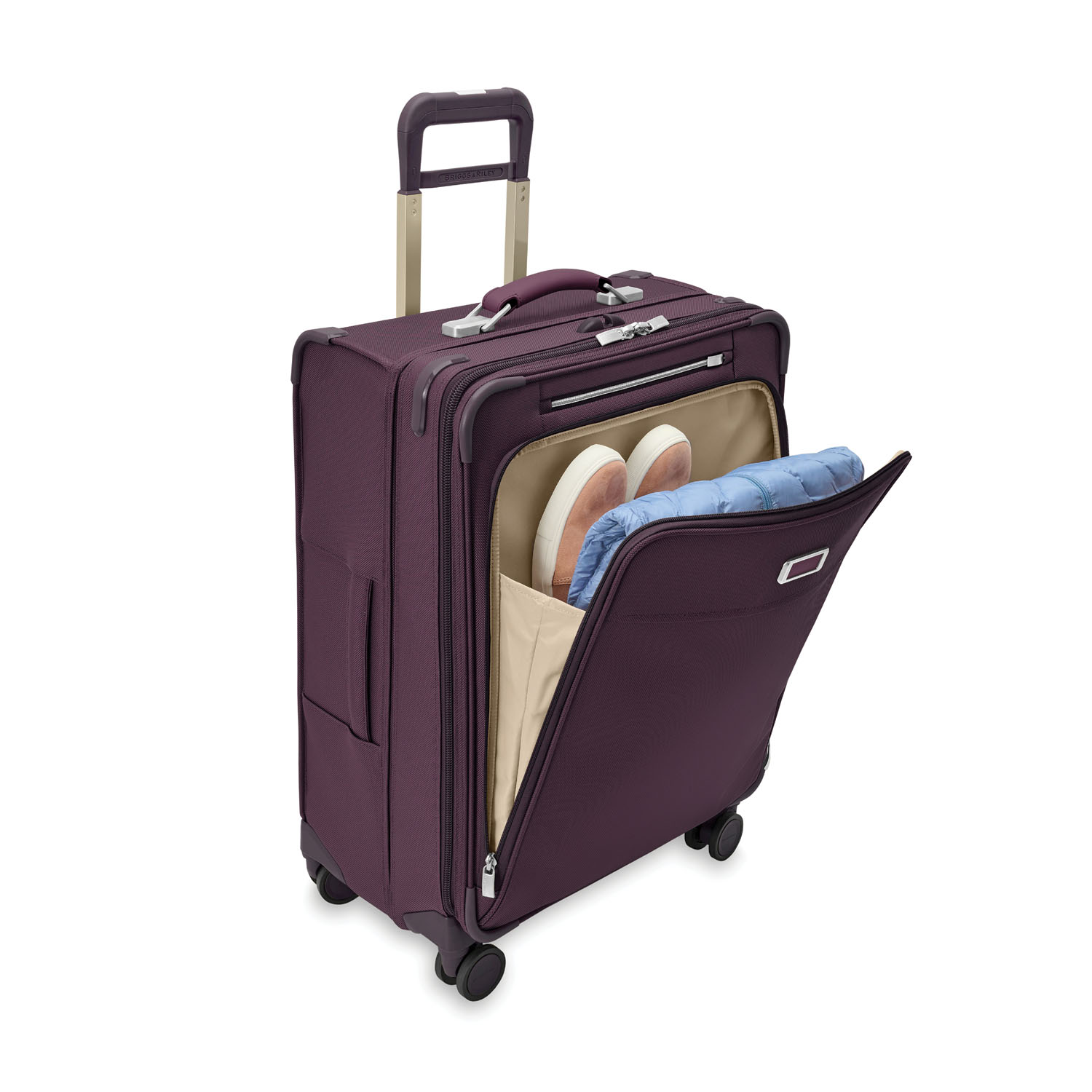 Briggs & Riley Baseline Medium Expandable Spinner Plum Briggs & Riley Baseline Medium Expandable Spinner Plum