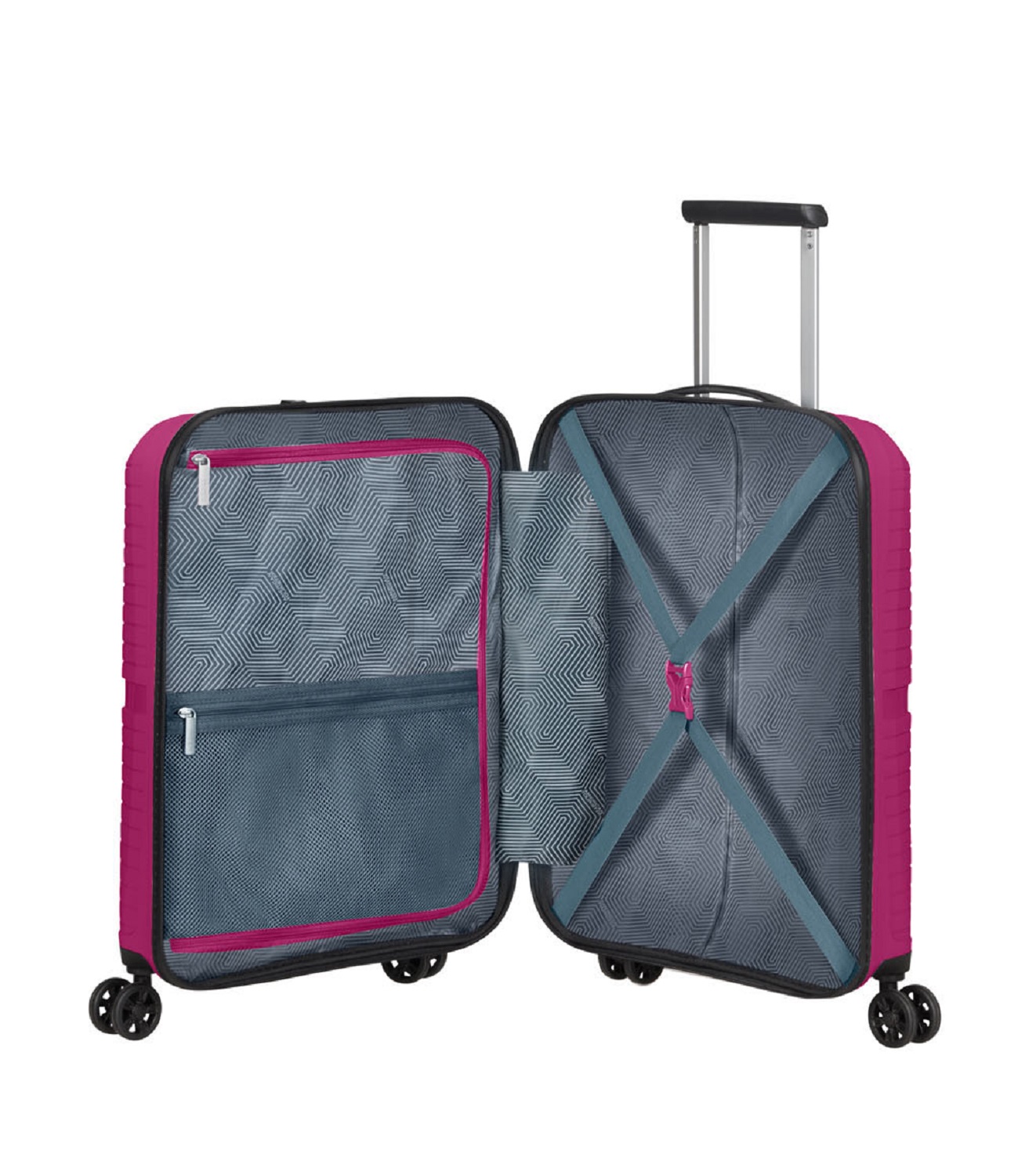 American Tourister Airconic Handgepäck Trolley 55cm mit 4 Rollen + GRATIS HOTELGUTSCHEIN Deep Orchid American Tourister Airconic Handgepäck Trolley 55cm mit 4 Rollen + GRATIS HOTELGUTSCHEIN Deep Orchid