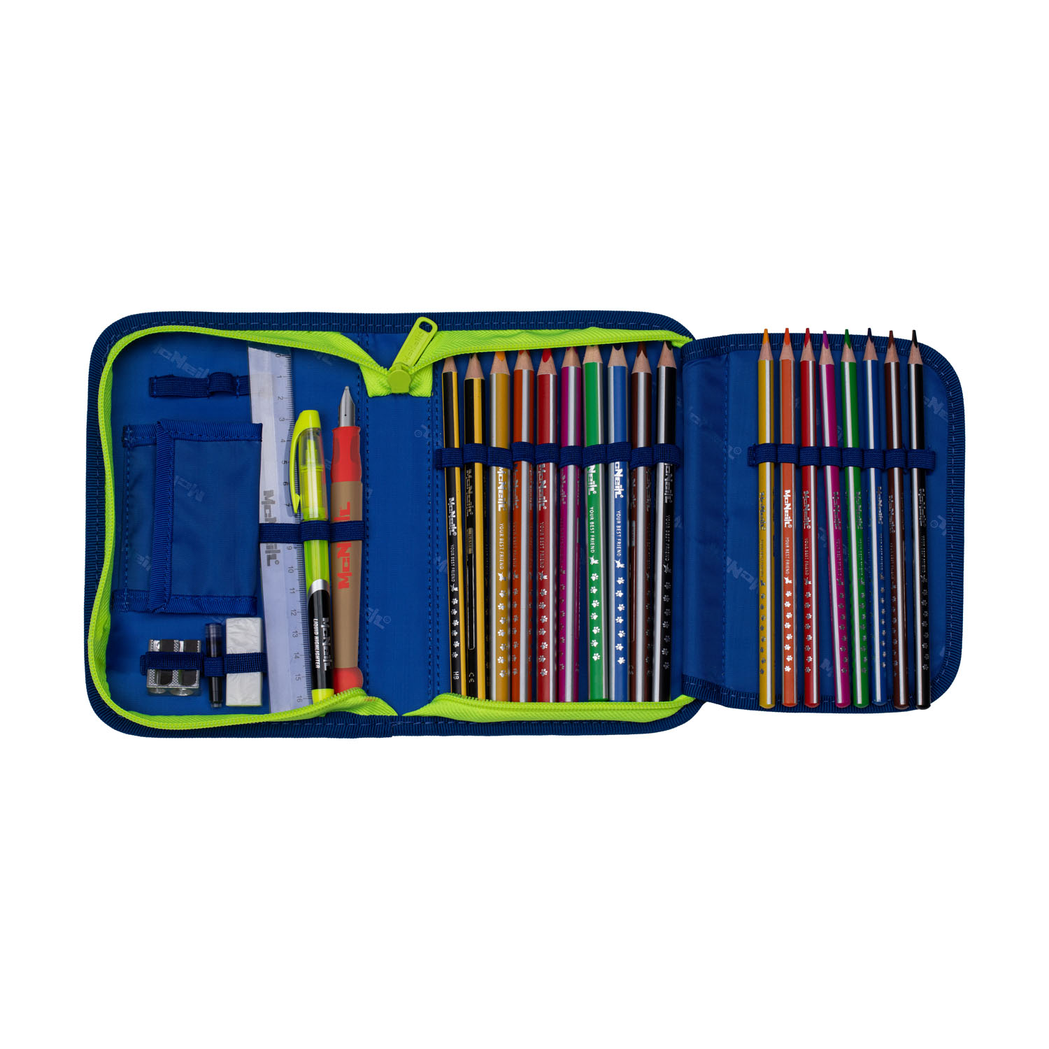 McNeill Perfecto Kollektion 2025 -Schulranzen-Set 5tlg., FOOTBALL 2T