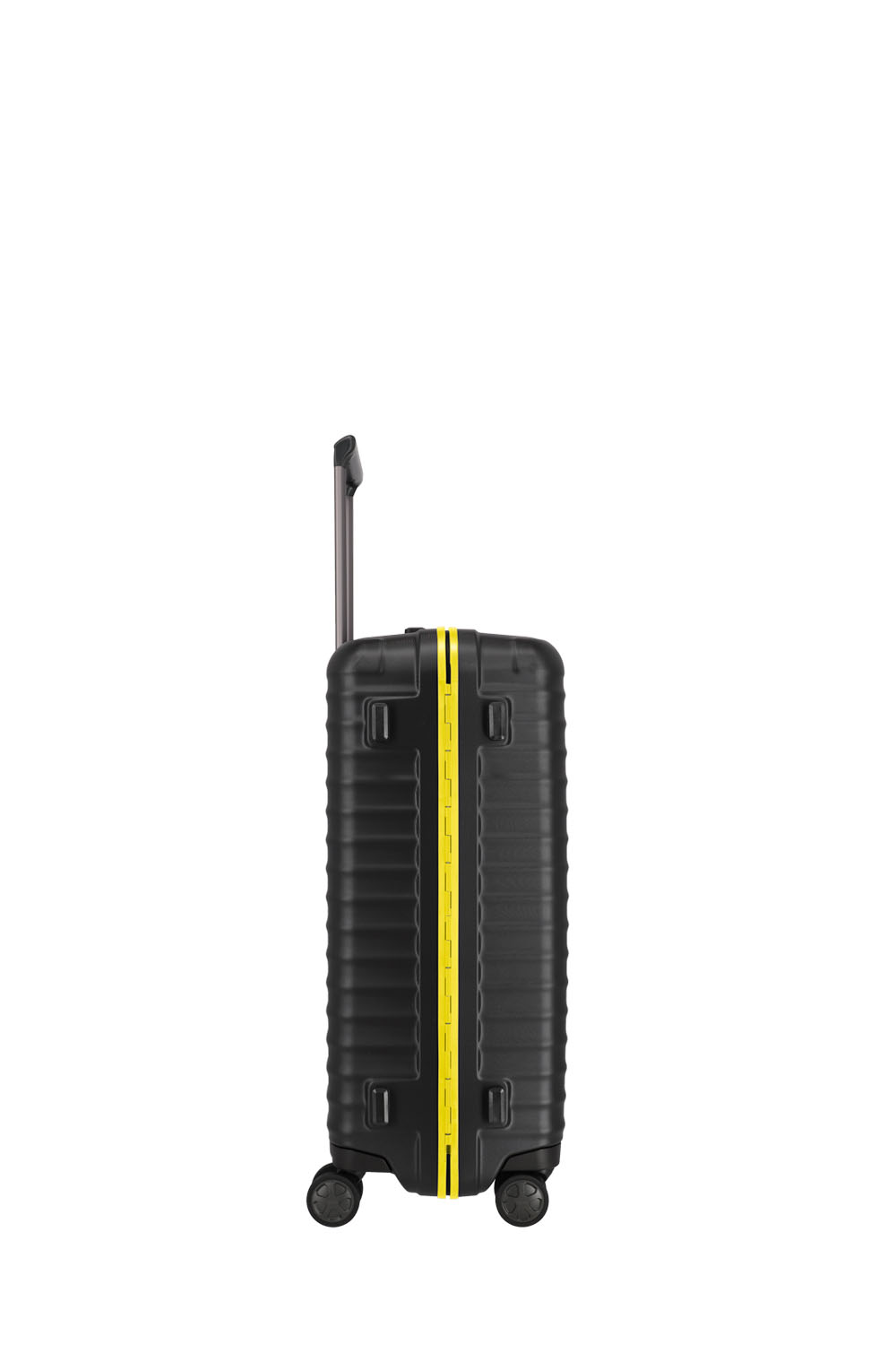 TITAN Litron Frame BVB-Edition 4-Rollen Trolley M 69cm + Gratis Hotelgutschein Schwarz/gelb