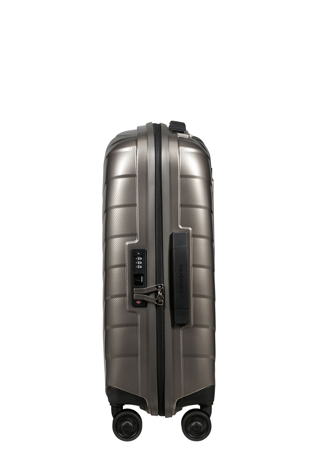 Samsonite Attrix Trolley mit 4 Rollen erweiterbar 55cm (20/23cm) Dune