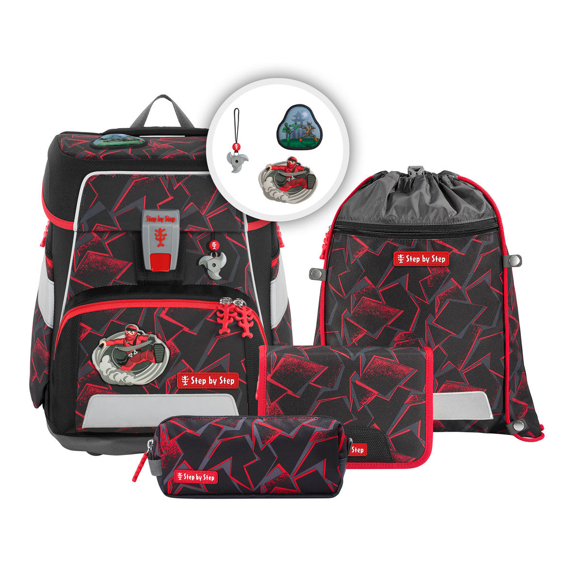 Step by Step SPACE Schulranzen 5-teiliges Set, Kollektion 2026