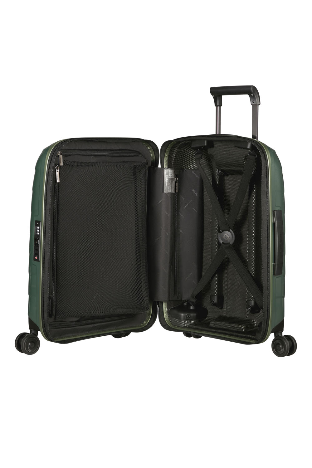 Samsonite Attrix Trolley mit 4 Rollen erweiterbar 55cm (23/26cm) Basil Green Samsonite Attrix Trolley mit 4 Rollen erweiterbar 55cm (23/26cm) Basil Green