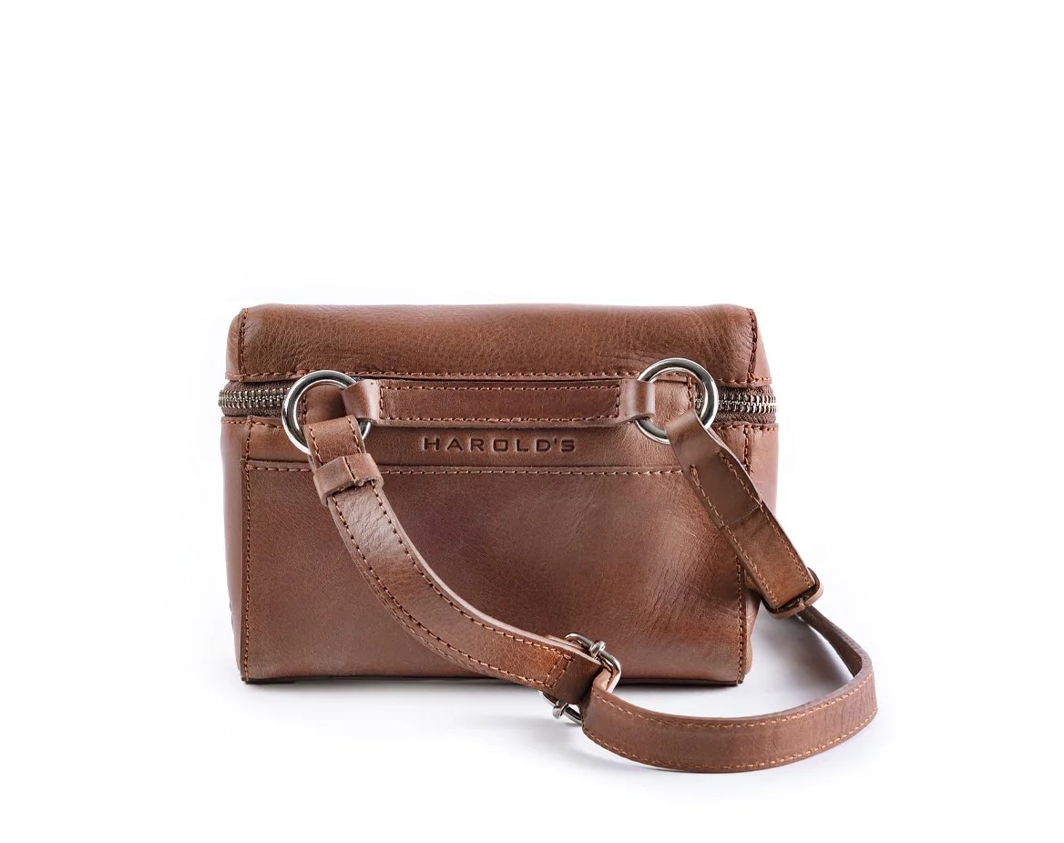 Harold's Box Gürteltasche/Schultertasche Omega cognac