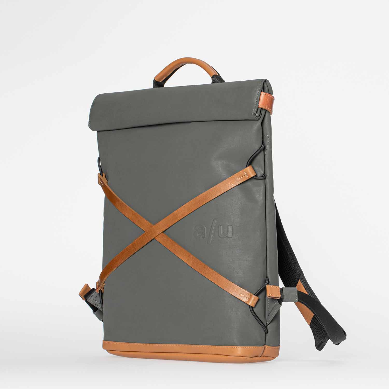 aunts & uncles Japan Yokohama Rolltop Rucksack mit 13" Notebookfach gravity grey