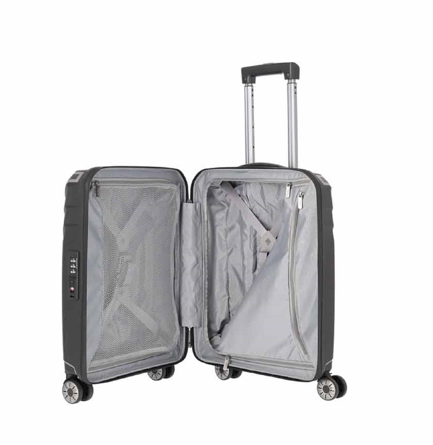 Travelite Elvaa Boardgepäck Trolley S, 4-Rollen Schwarz Travelite Elvaa Boardgepäck Trolley S, 4-Rollen Schwarz