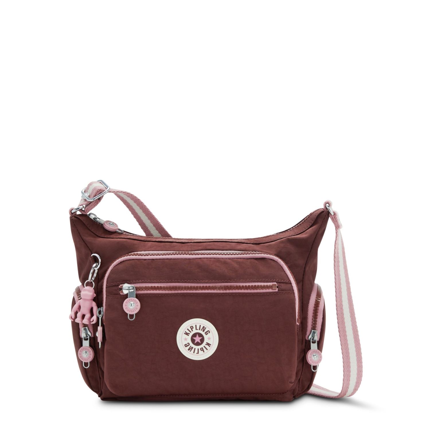 Kipling GABBIE S Umhängetasche mit Handyfach Mahogany Block Kipling GABBIE S Umhängetasche mit Handyfach Mahogany Block