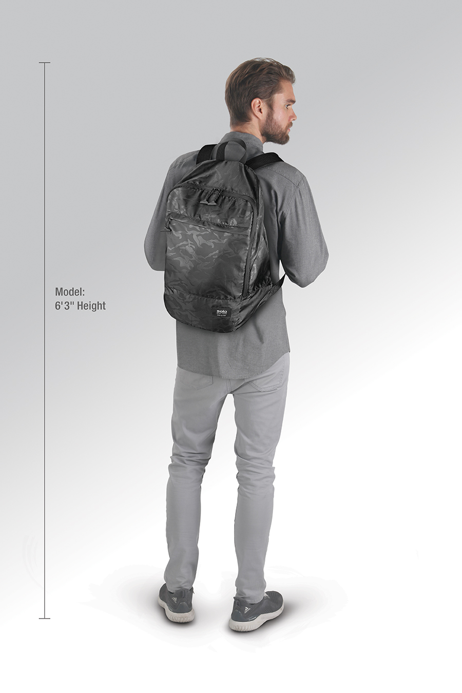 SOLO Packable Backpack Black SOLO Packable Backpack Black