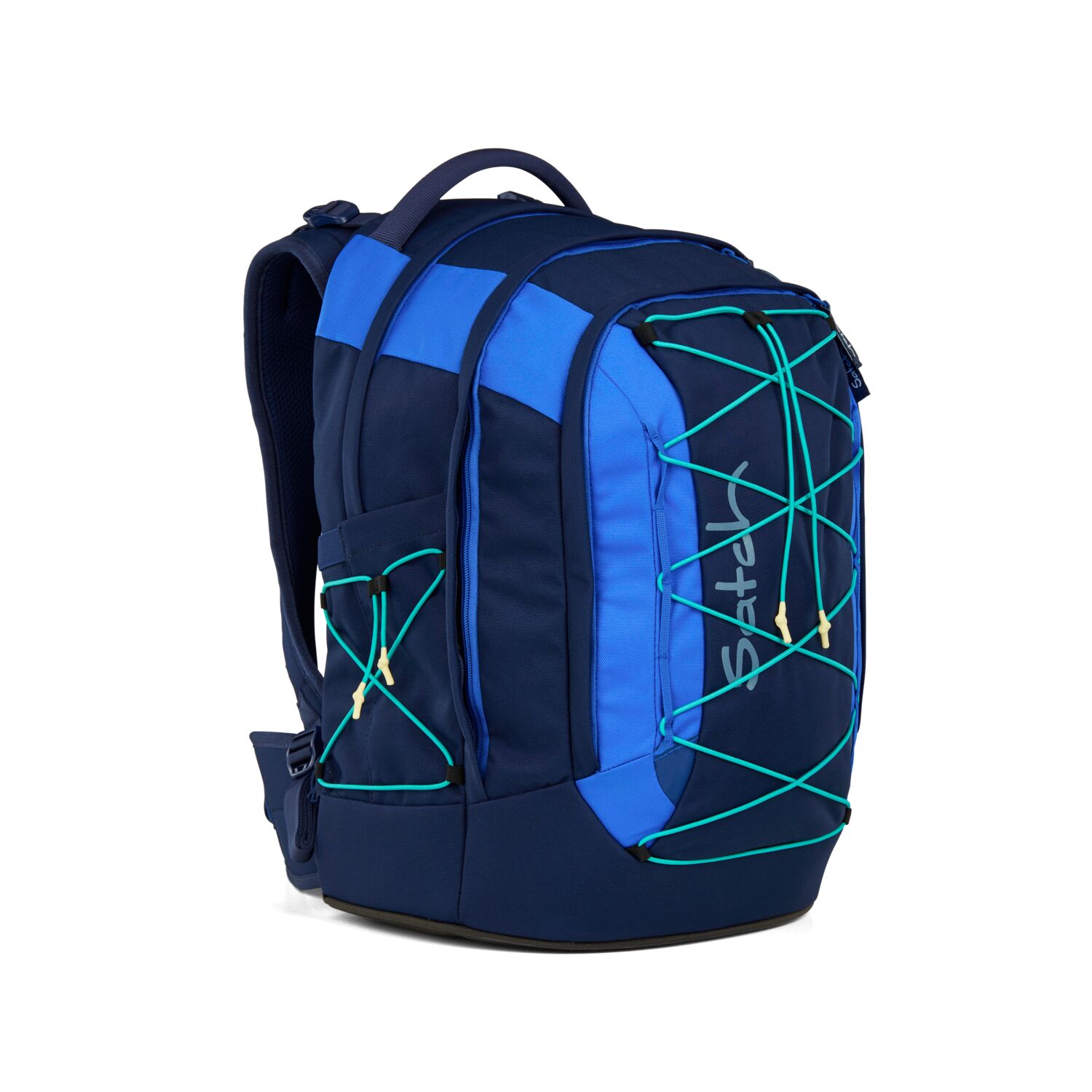 satch pack Sneaker Style Schulrucksack Crossed Blue