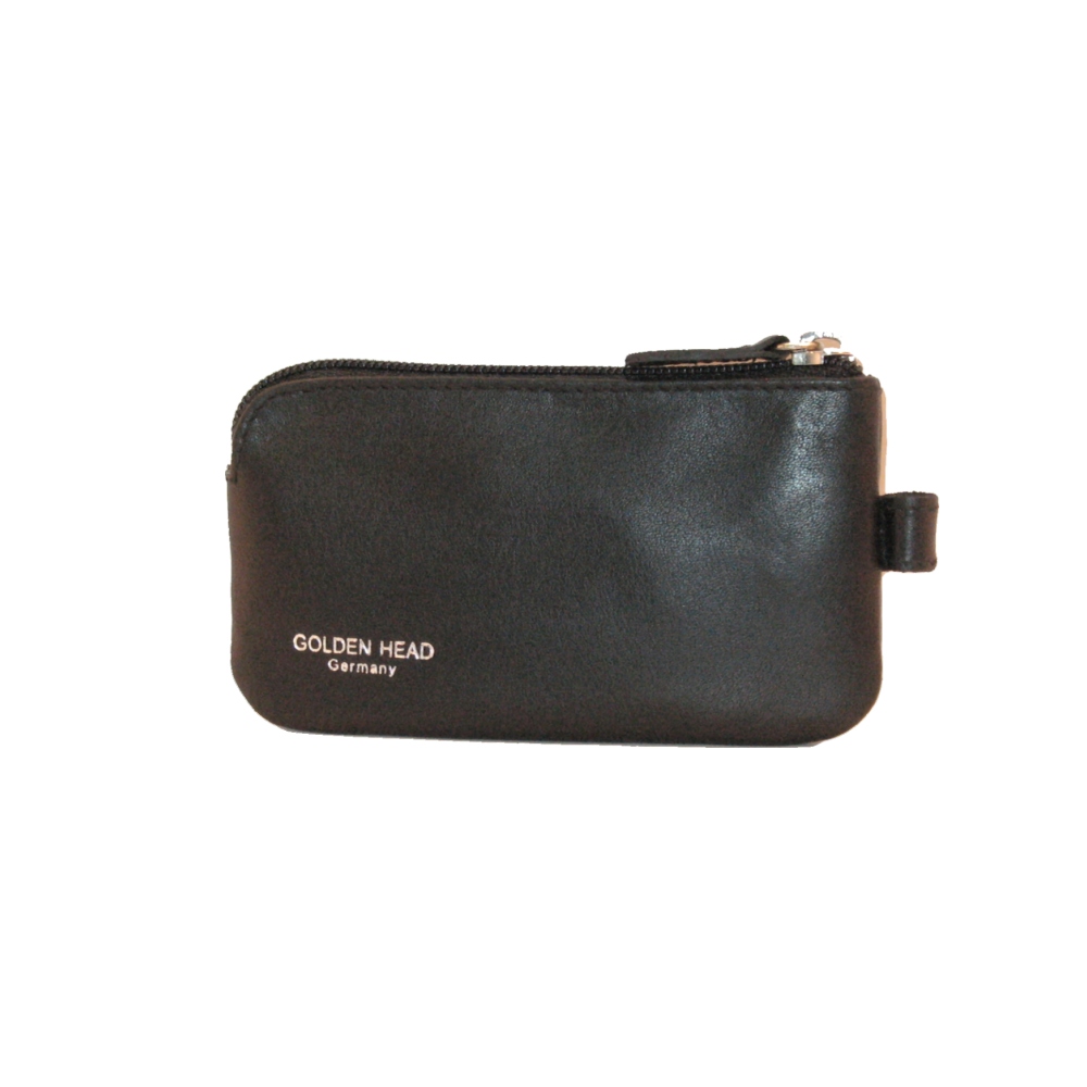 Golden Head Polo Reißverschluss-Schlüsseletui 5112-50 schwarz